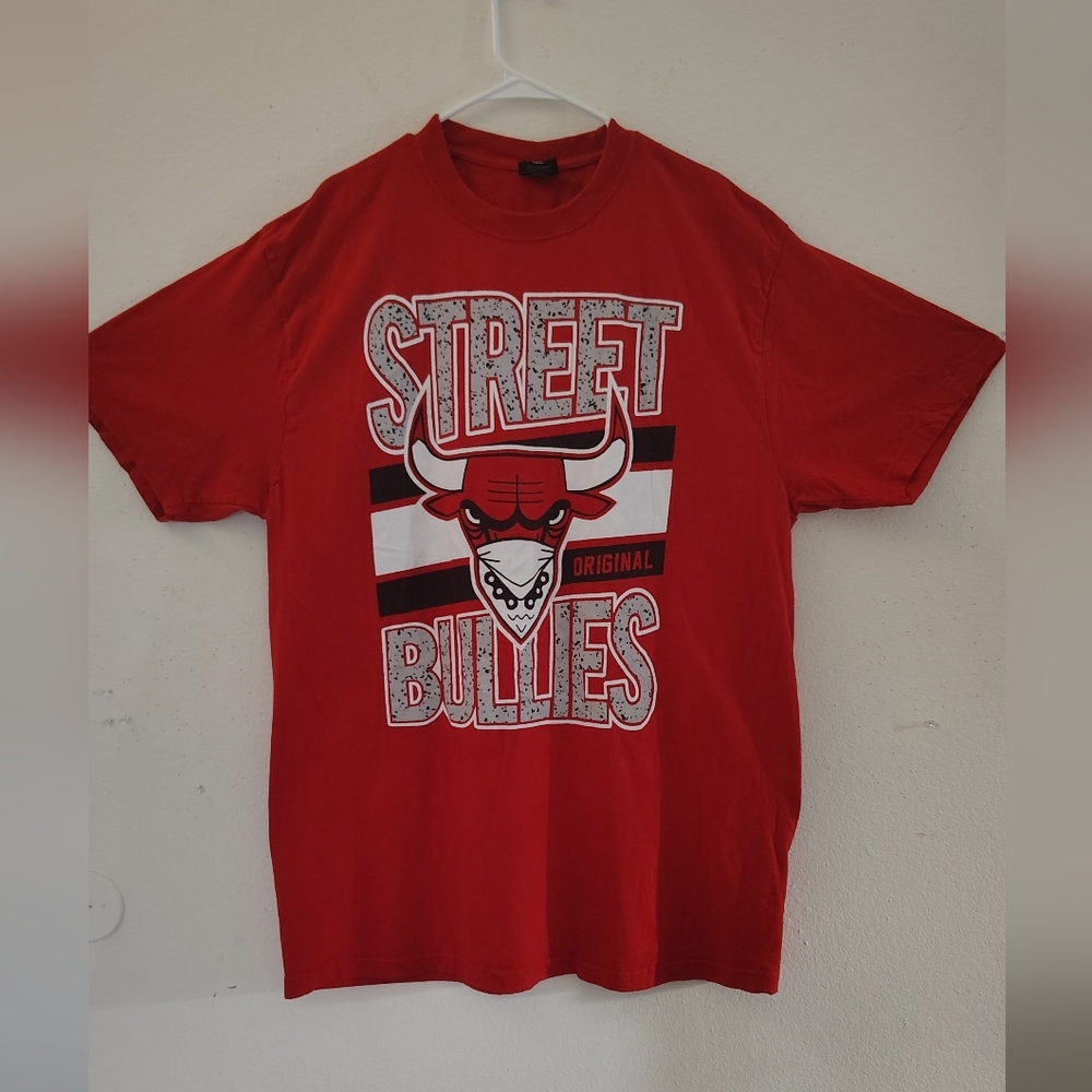 Street Bullies Graphic Red Tee – Size 4XL – Flying Horse